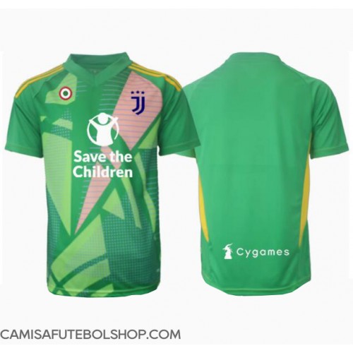 Camisa de time de futebol Juventus Goleiro Replicas 2º Equipamento 2024-25 Manga Curta